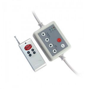 Manual RGB controller with 6-button radio frequency remote control