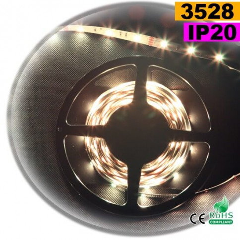  Strip Led blanc SMD 3528 IP20 30leds/m 30m 