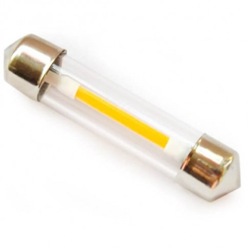 Ampoule navette C5W filament LED longueur de 31 mm