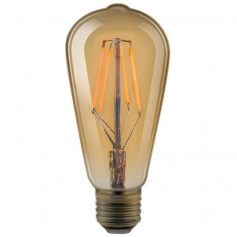 Ampoule en format ST64 à quatre filament-LED - 4 watts culot E27