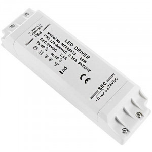 Compact 60 watt transformer LED power supply - 24 volts