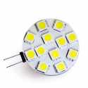 Ampoule 12 LED type 5050 SMD 12 volts culot G4
