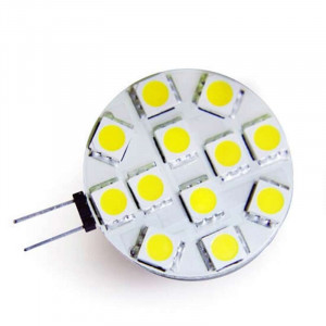 12 leds bulb type 5050 SMD 12 volts G4 base