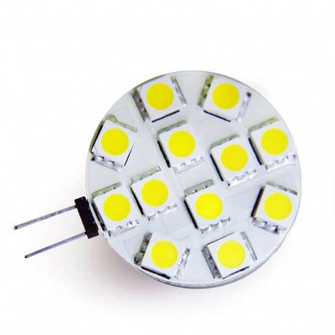 Ampoule 12 LED type 5050 SMD 12 volts culot G4