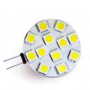 Ampoule 12 leds type 5050 SMD 12 volts culot G4