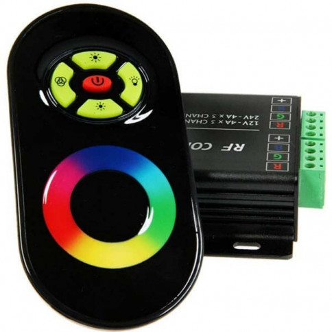 Contrôleur 144W RGB audio + Télécommande tactile