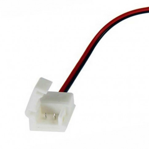 Un boitier de raccordement Clips-Grip connect sur câbles pour Strips LED IP65 unicolore 10mm