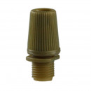 Serre câble électrique en plastique bronze oxyde pour douille de lampe ou rosace de plafond en filetage M10. 