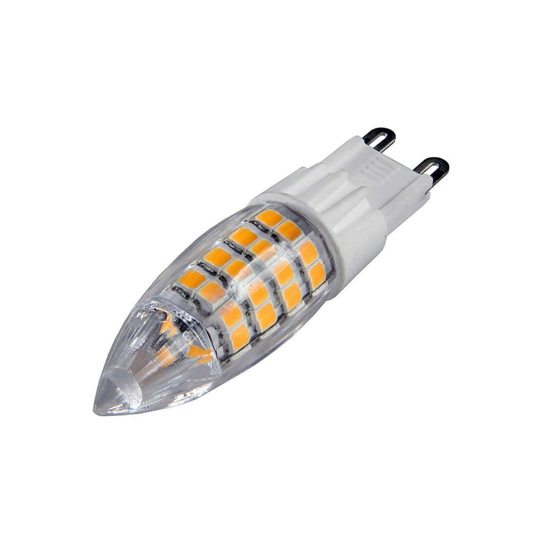 Ampoule LED Flamme 51 LED à culot G9 de 5 watts