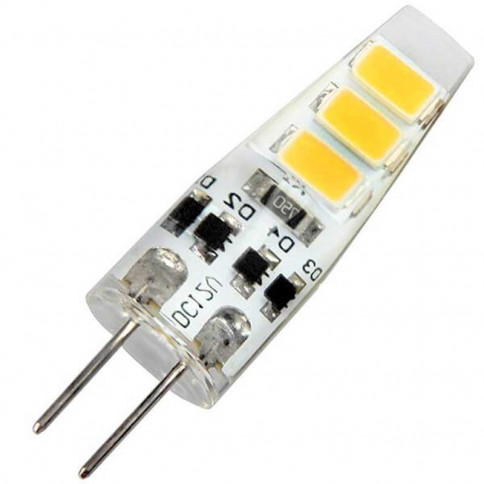 Ampoule Piccoled SMD six LED 5630 à culot G4 - 2 watts en 12 Volts