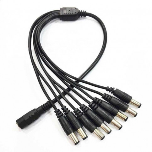 Multiplier 2.1 mm octupl output connector
