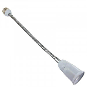 Douille rallonge orientable mâle et femelle E27 longueur 580 mm