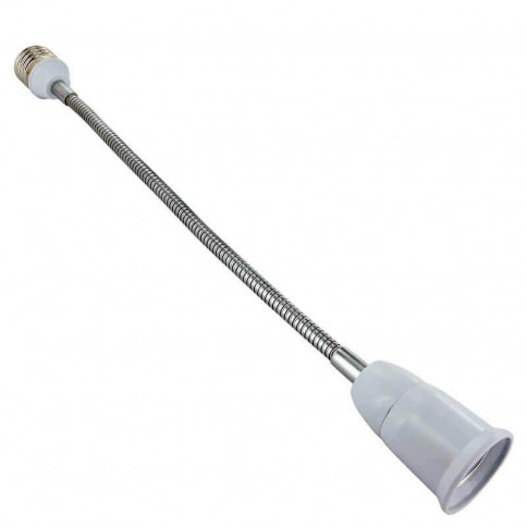  E27 male and female swivel extension socket, length 580 mm