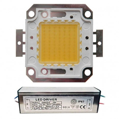  LED Matriciel Chip on board de 70 watts 
