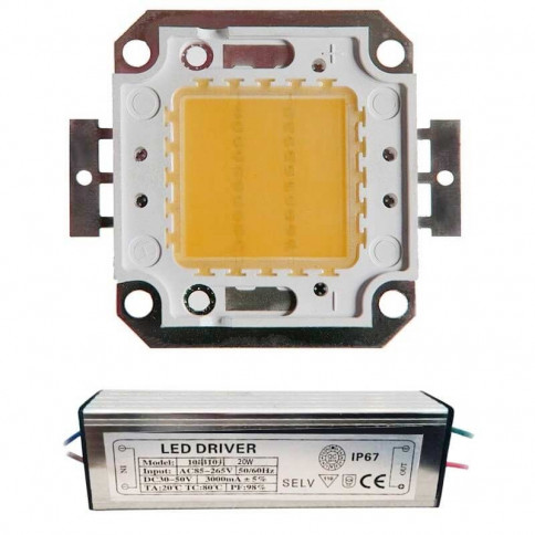  LED Matriciel Chip on board de 20 watts 