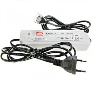  Mean Well 60 watt power supply for Clip LED strip light