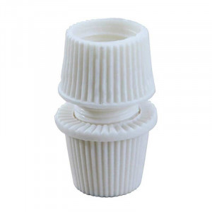 Embout presse étoupe pour tube M10 couleur blanc