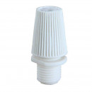  Serre câble électrique en plastique blanc pour douille de lampe ou rosace de plafond en filetage M10. 