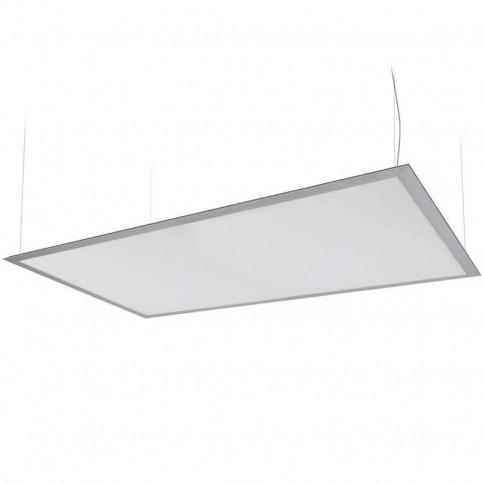 Panneau lumineux LEDs suspendu par câbles 80 watts 600 x 1200 mm 