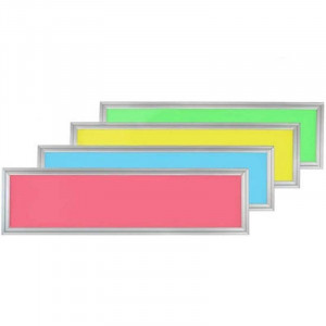 Ultra-flat suspended RGB LED light panel 300 x 1200 mm