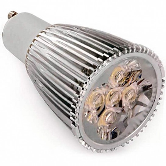Ampoule LED GU10 dimmable 5 X 1 watt High power LED