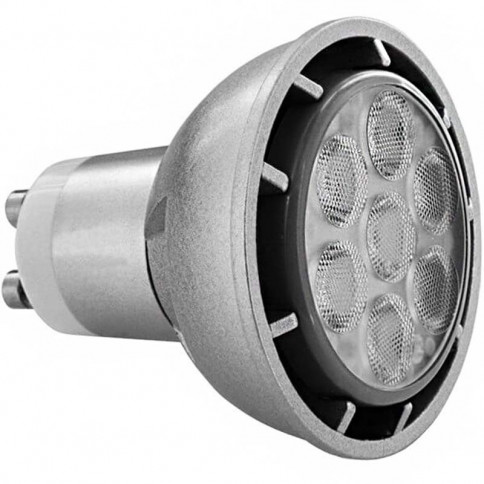 Ampoule LED spot avec culot standard GU10, conso. de 0,6W