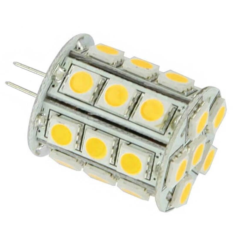 Ampoule LED 360° 27 LED type 5050 SMD 12 volts culot G4