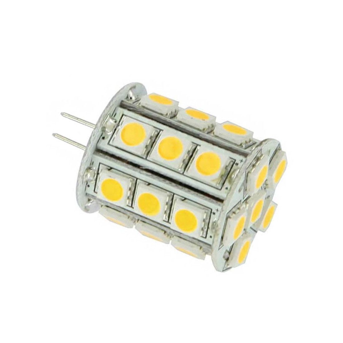 2 x Ampoules LED à culot douille 360° 12 V jaunes – Hoelzle