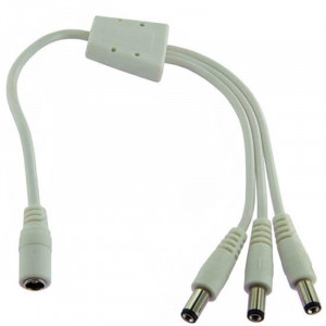 Triple output jack, black