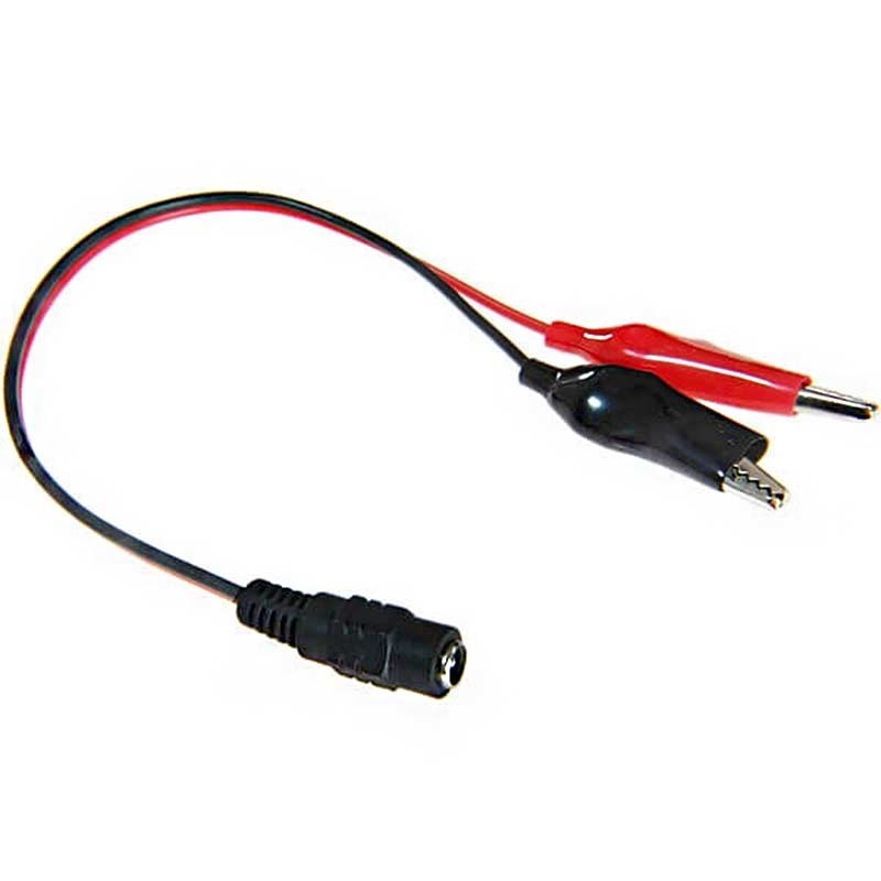 Pinces Crocodiles Isolées Pour Multimètre - Lot De 2 (noir Et Rouge), Conductivité Optimale, Pour Tests électroniques
