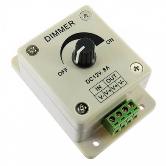 variateur d'intensité lumineuse pour produit led à bouton rotatif