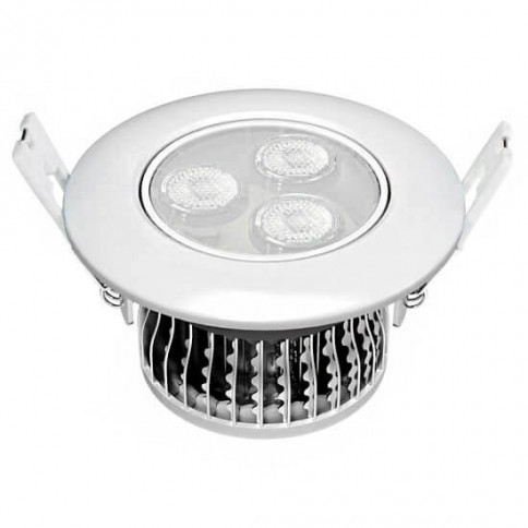 Downlight LEDs 3 watts encastré orientable