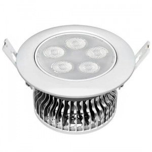 5-watt recessed LED downlight, adjustable