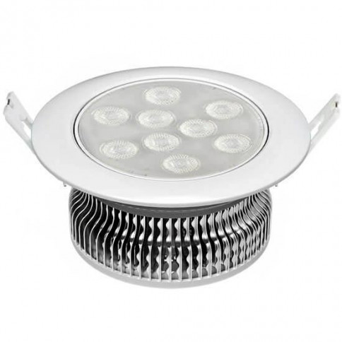9-watt recessed LED downlight, adjustable