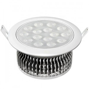 15-watt LED downlight, recessed and adjustable