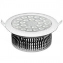 Downlight LED orientable Optilense de 24 watts Ø 190 mm encastrable