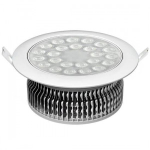 24-watt LED downlight, recessed and adjustable