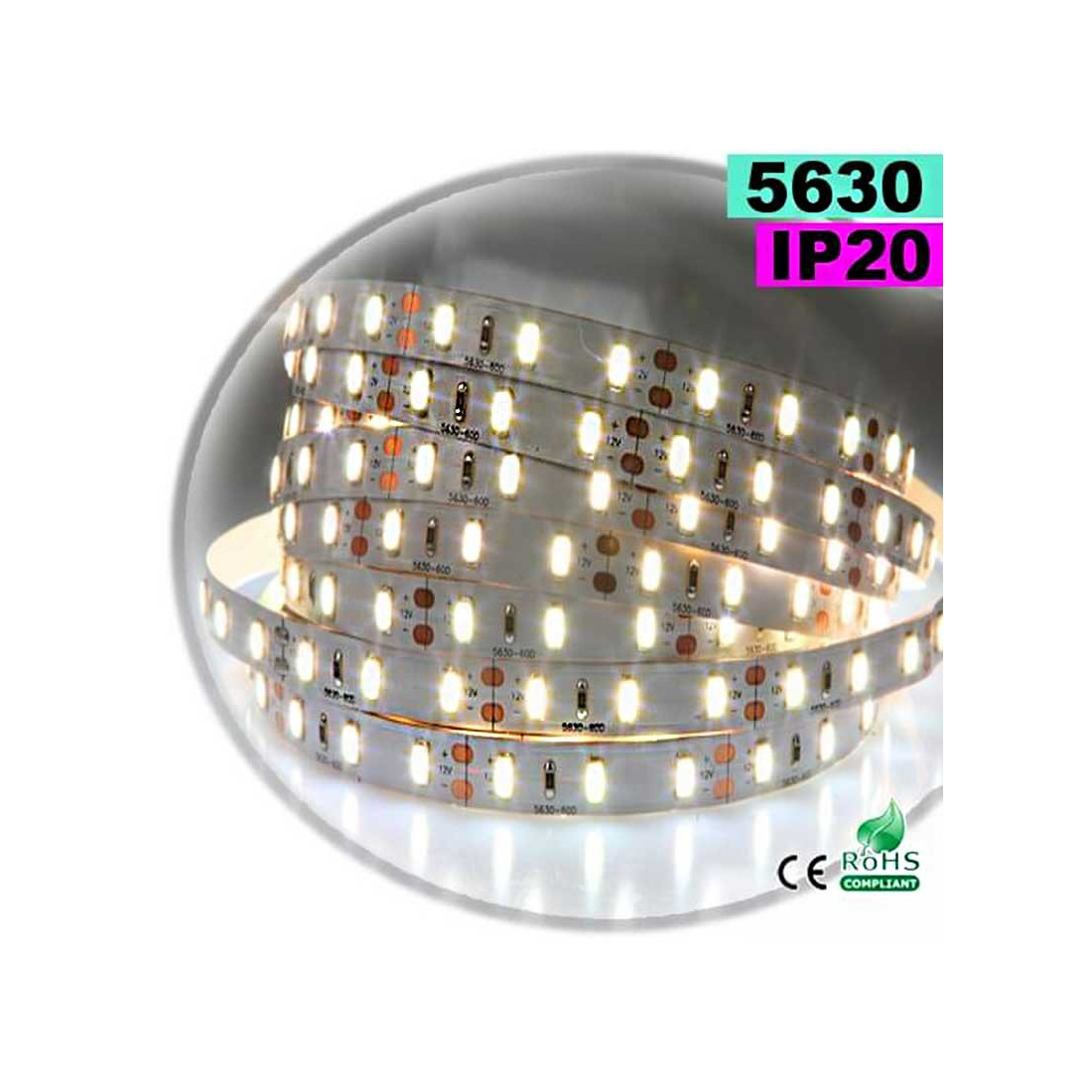 Ruban LED 24V 5630 60led/m 10M