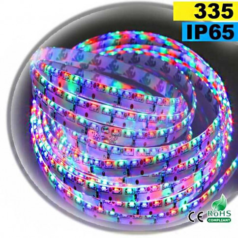  Strip Led latérale SMD 335 RGB - IP65 120leds/m 5m 