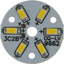  Platine 6 LEDS 5730 de 3 Watts Ø32mm 