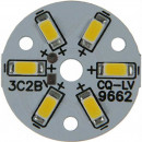 6 x 3 Watt LED 5730 board, Ø32mm