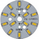  Platine 14 LEDS 5730 de 7 Watts Ø50mm 