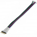  Prise 5 pins mâle avec cable pour strip LED RGB W 
