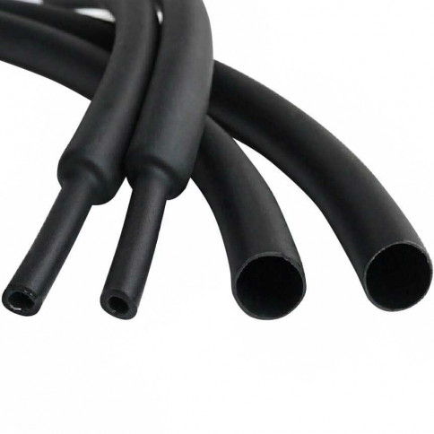  Tube thermorétractable Ø 64mm par 50cm Noir 