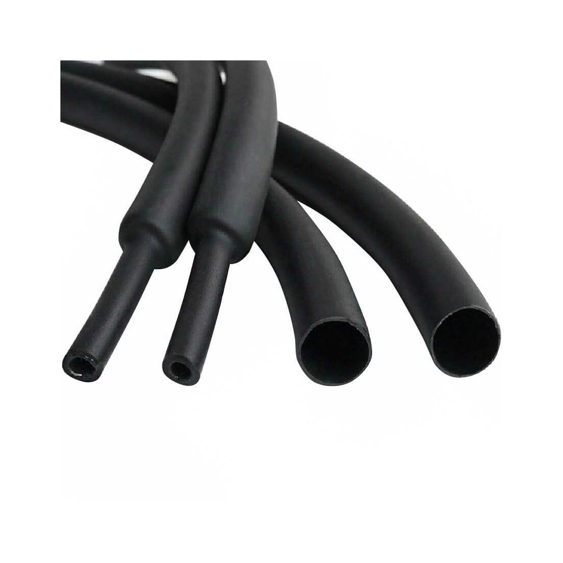 Ø 1 mm gaine isolante / tube de bougie noir PVC résistant à la