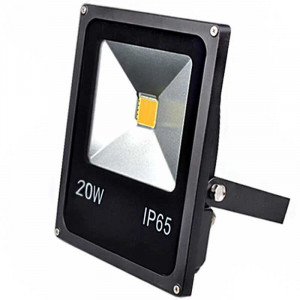 Projecteur Thin LED Mode Noir 20 watts