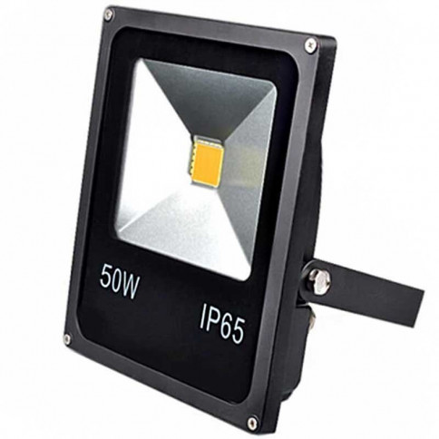  Projecteur Thin LED Mode Noir 50 watts 