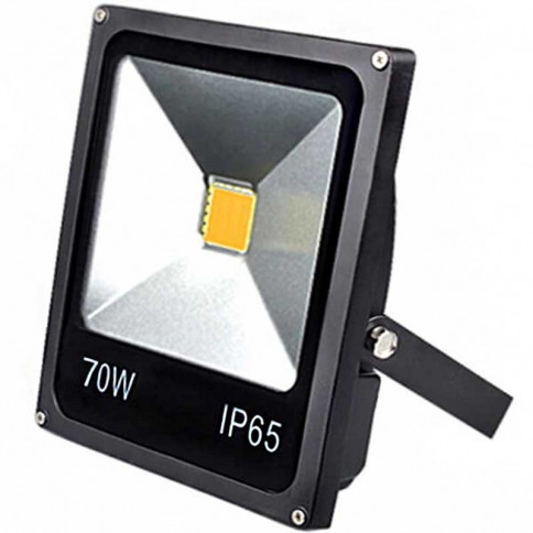  Projecteur Thin LED Mode Noir 70 watts 