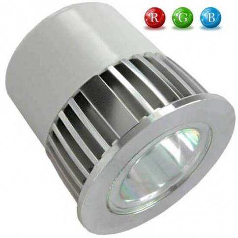 MR16 RGB 5 watt LED bulb + IR remote control