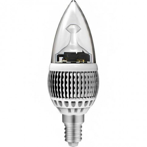 Ampoule flamme E14 Efficiency-LED 3.5 Watts transparente